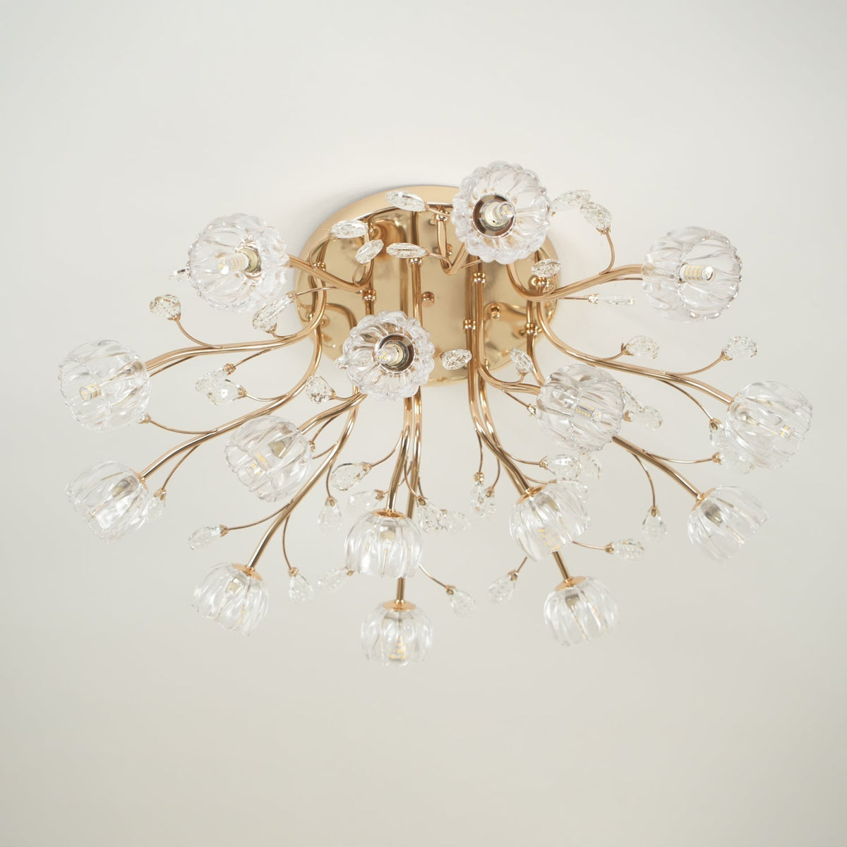 Perenaria Crystal Ceiling Light-Moonnatur