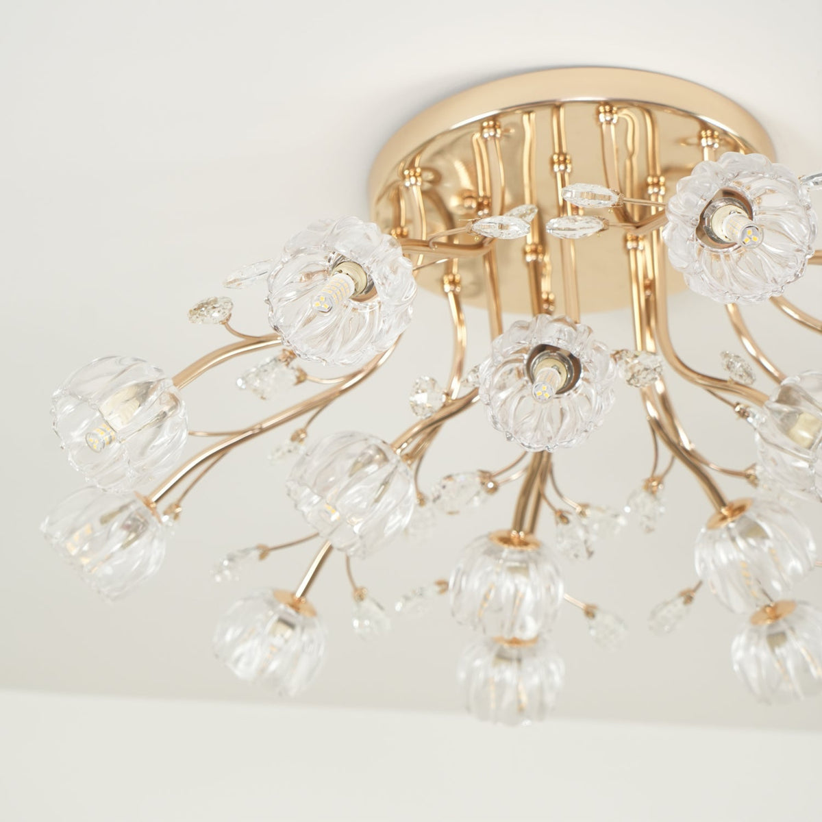 Perenaria Crystal Ceiling Light-Moonnatur