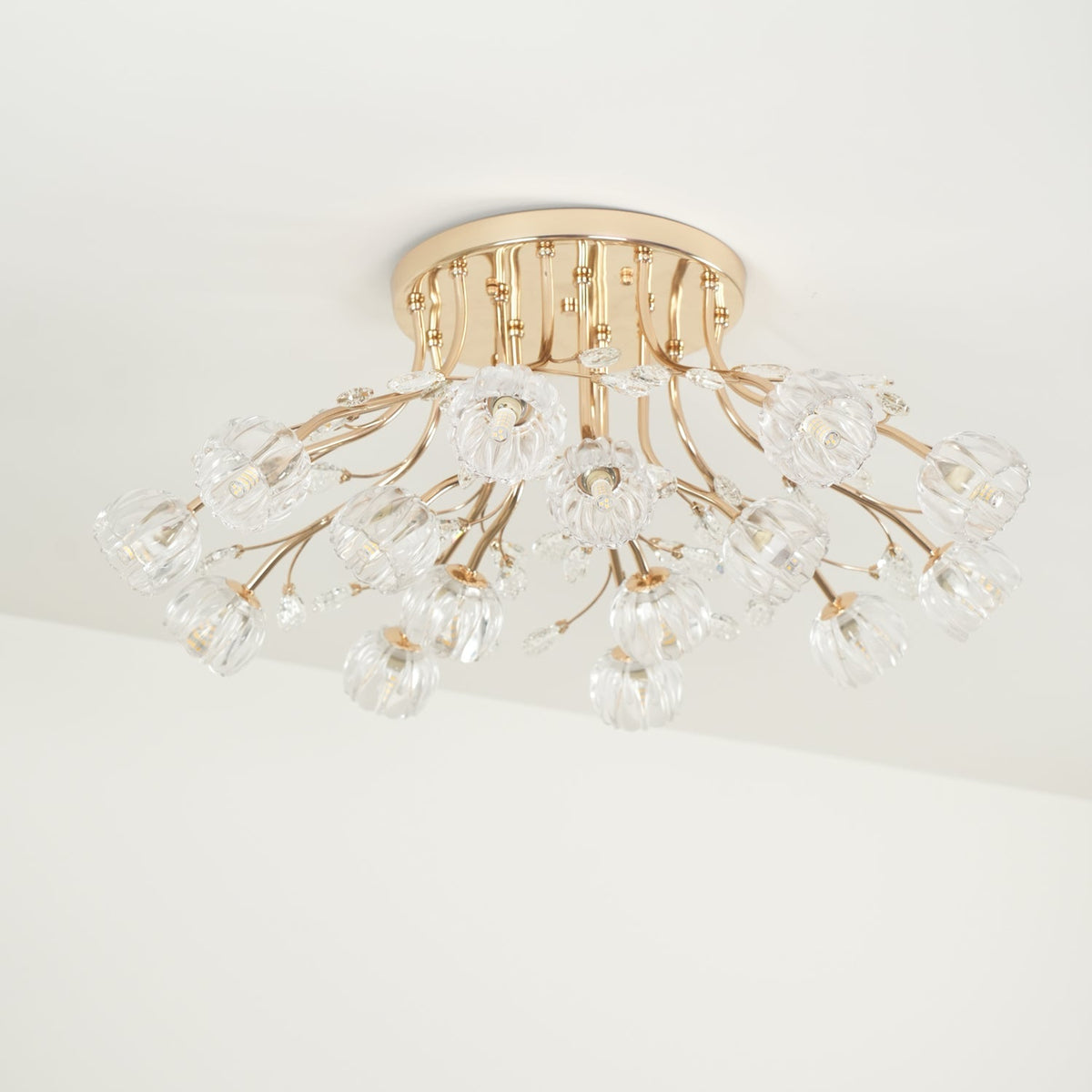 Perenaria Crystal Ceiling Light-Moonnatur