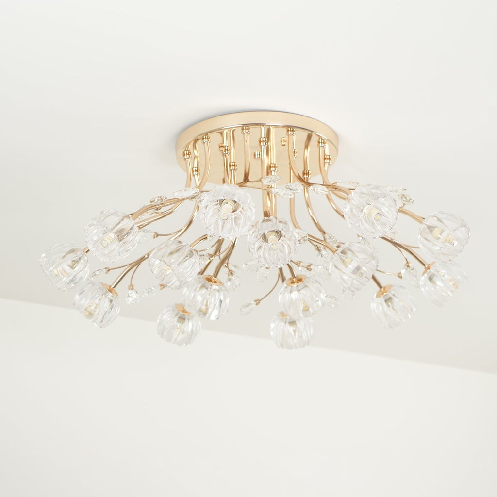 Perenaria Crystal Ceiling Light-Moonnatur