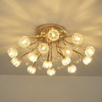 Perenaria Crystal Ceiling Light-Moonnatur