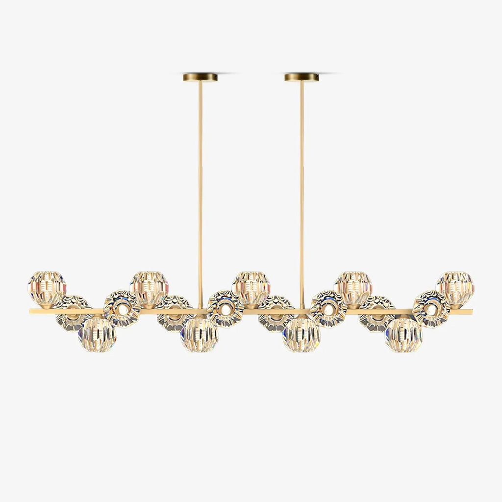 Lavenera Glass Chandelier-Moonnatur