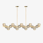 Lavenera Glass Chandelier-Moonnatur