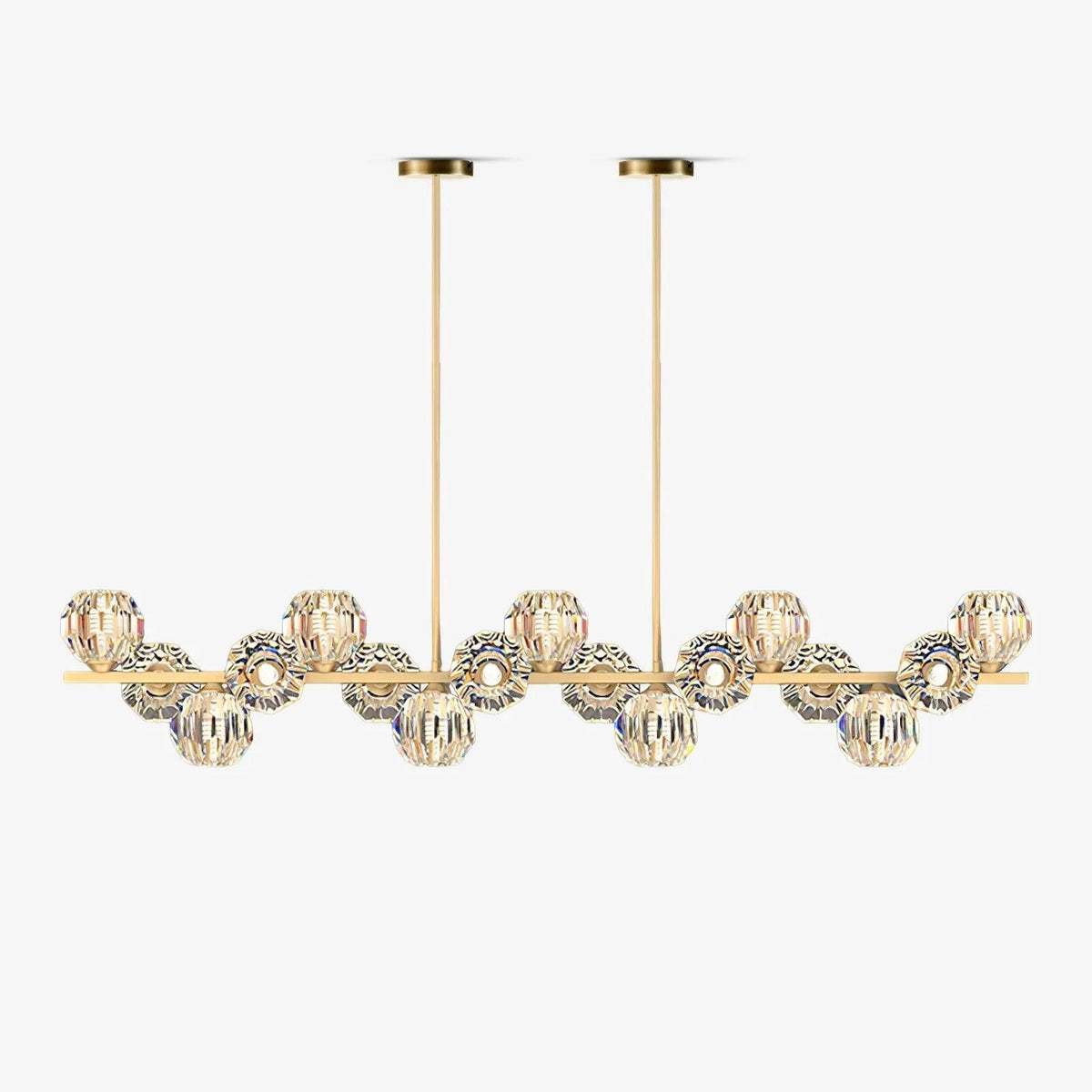 Lavenera Glass Chandelier-Moonnatur