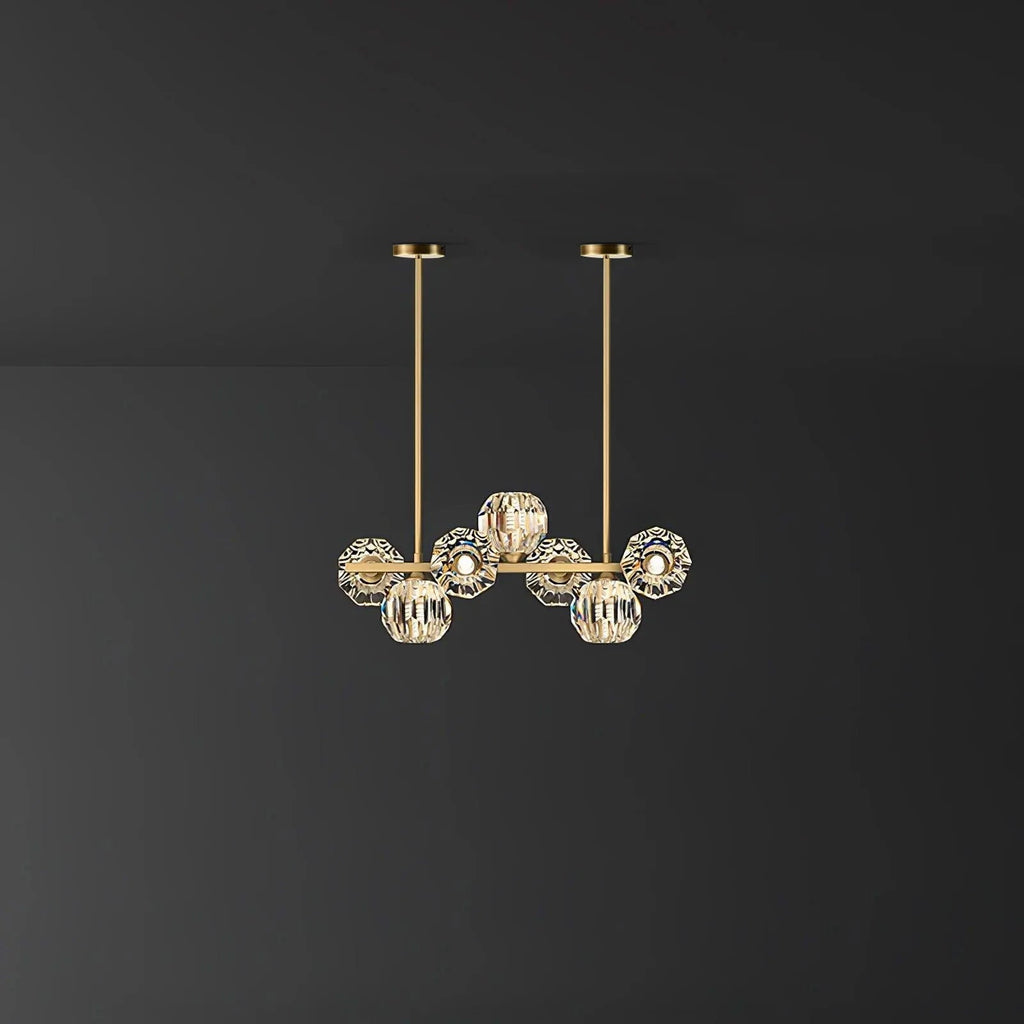 Lavenera Glass Chandelier-Moonnatur