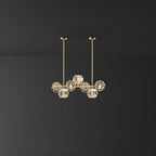 Lavenera Glass Chandelier-Moonnatur