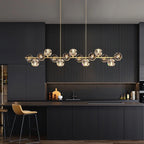 Lavenera Glass Chandelier-Moonnatur