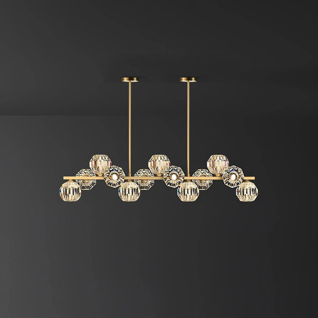 Lavenera Glass Chandelier-Moonnatur