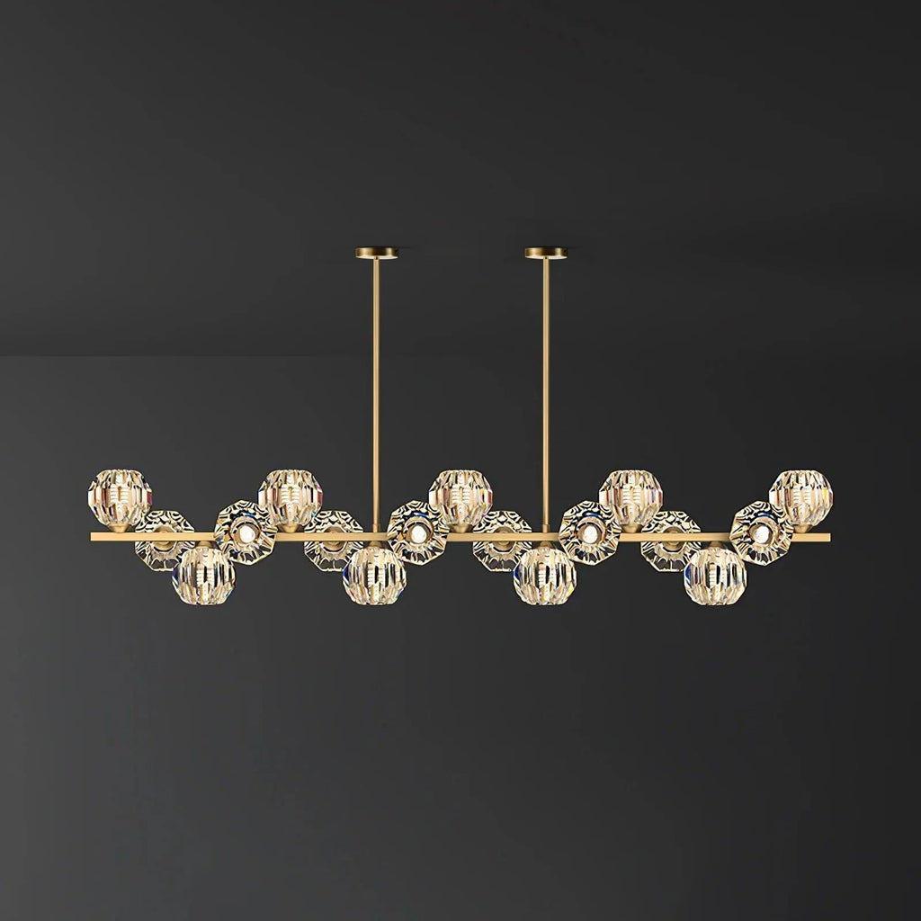 Lavenera Glass Chandelier-Moonnatur