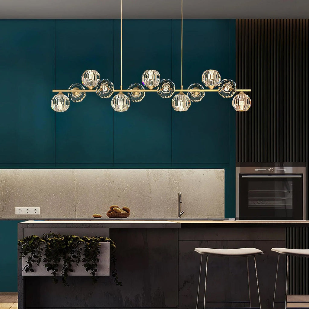 Lavenera Glass Chandelier-Moonnatur