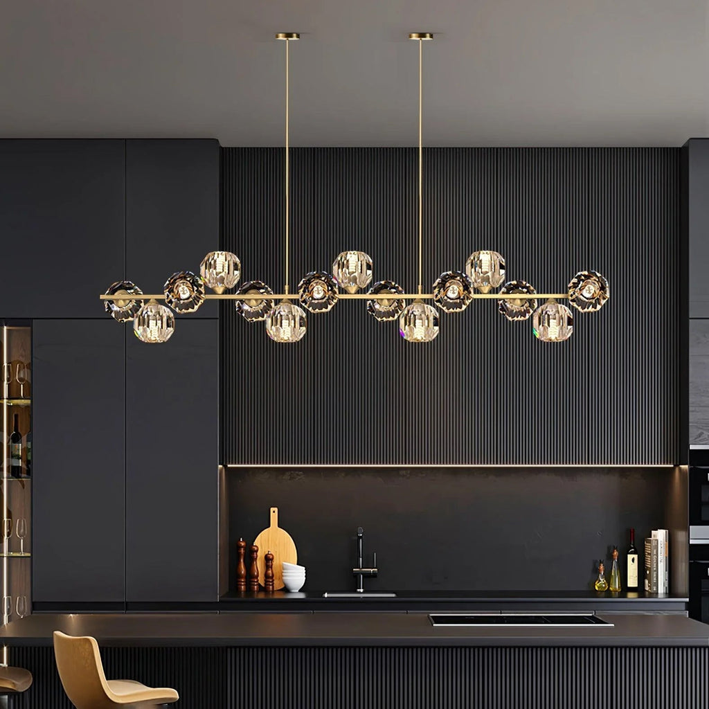 Lavenera Glass Chandelier-Moonnatur
