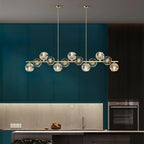 Lavenera Glass Chandelier-Moonnatur