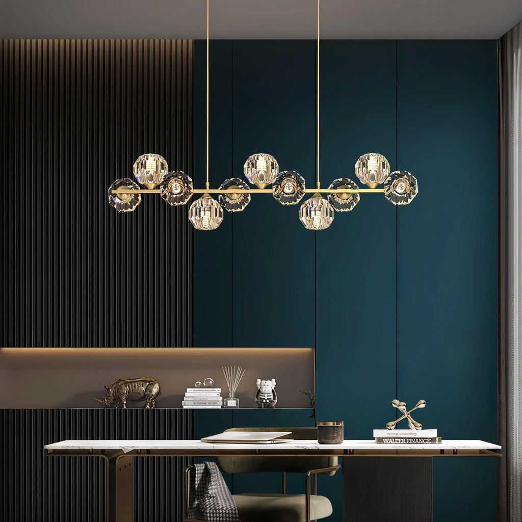 Lavenera Glass Chandelier-Moonnatur