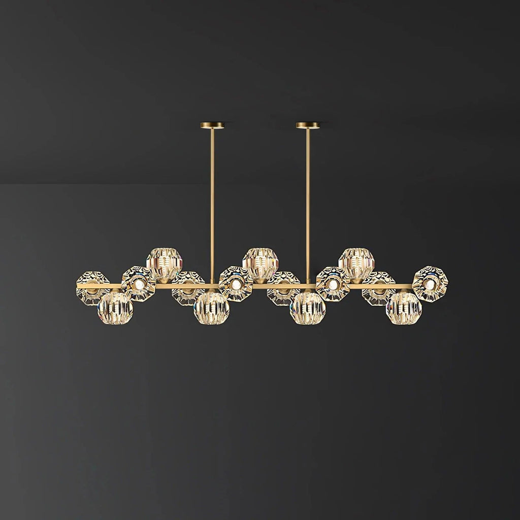 Lavenera Glass Chandelier-Moonnatur