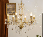 Rosara Brass Chandelier-Moonnatur