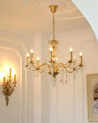 Rosara Brass Chandelier-Moonnatur