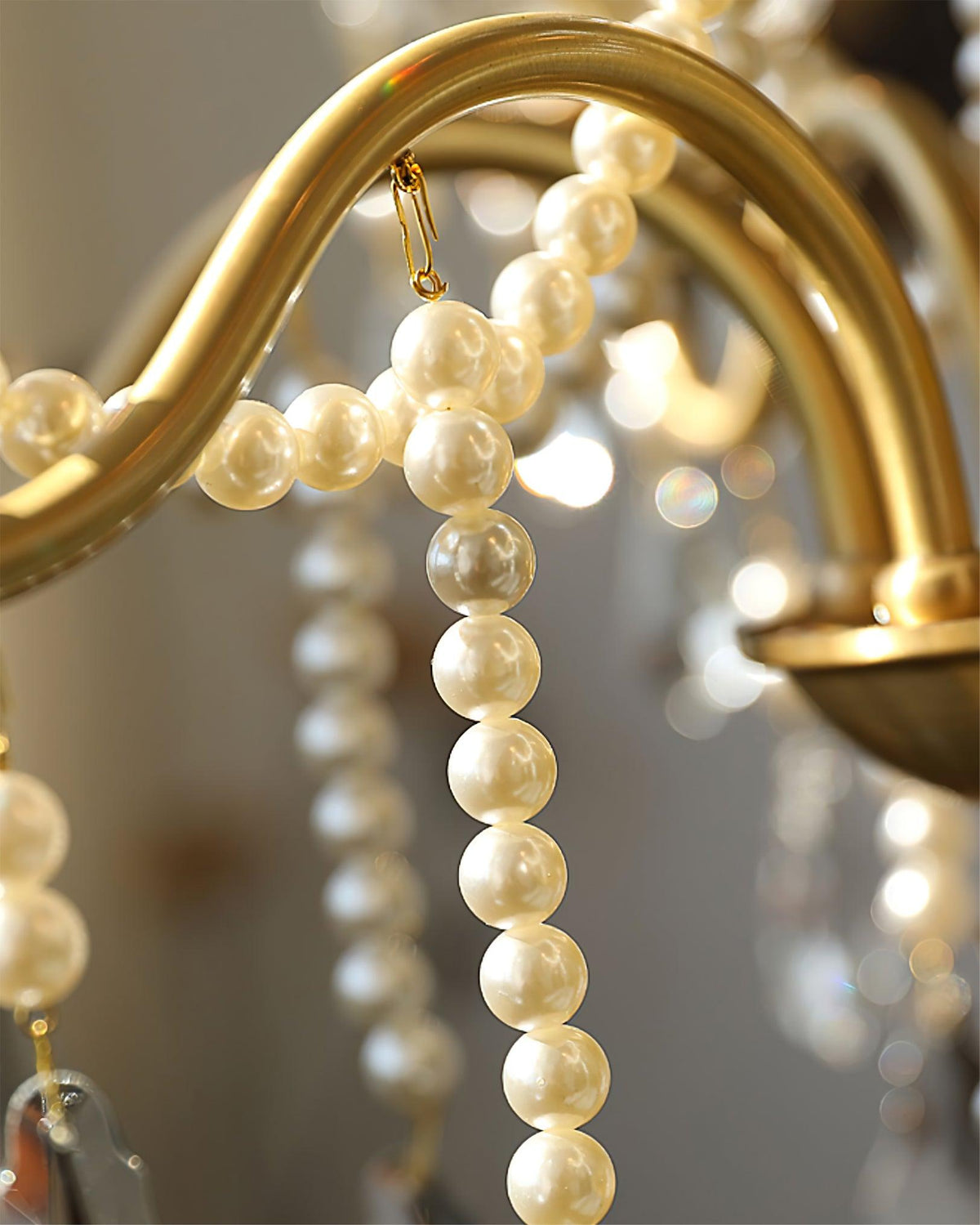 Rosara Brass Chandelier-Moonnatur