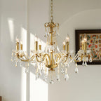 Rosara Brass Chandelier-Moonnatur