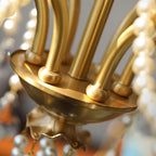 Rosara Brass Chandelier-Moonnatur