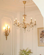 Rosara Brass Chandelier-Moonnatur