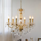 Rosara Brass Chandelier-Moonnatur