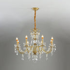Rosara Brass Chandelier-Moonnatur