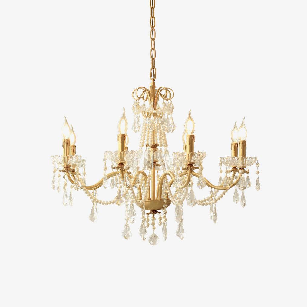 Rosara Brass Chandelier-Moonnatur
