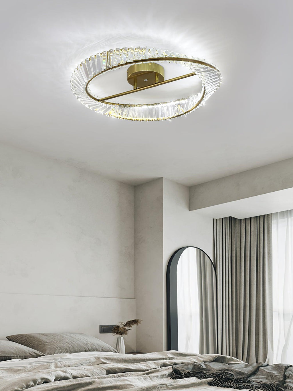 Everara Glass Ceiling Light-Moonnatur
