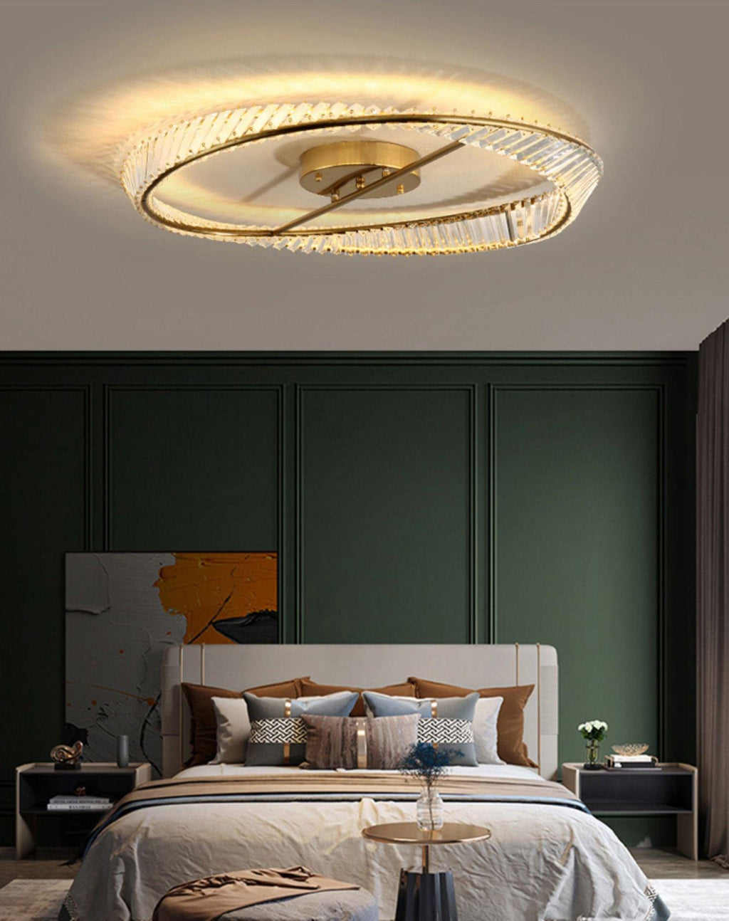 Everara Glass Ceiling Light-Moonnatur