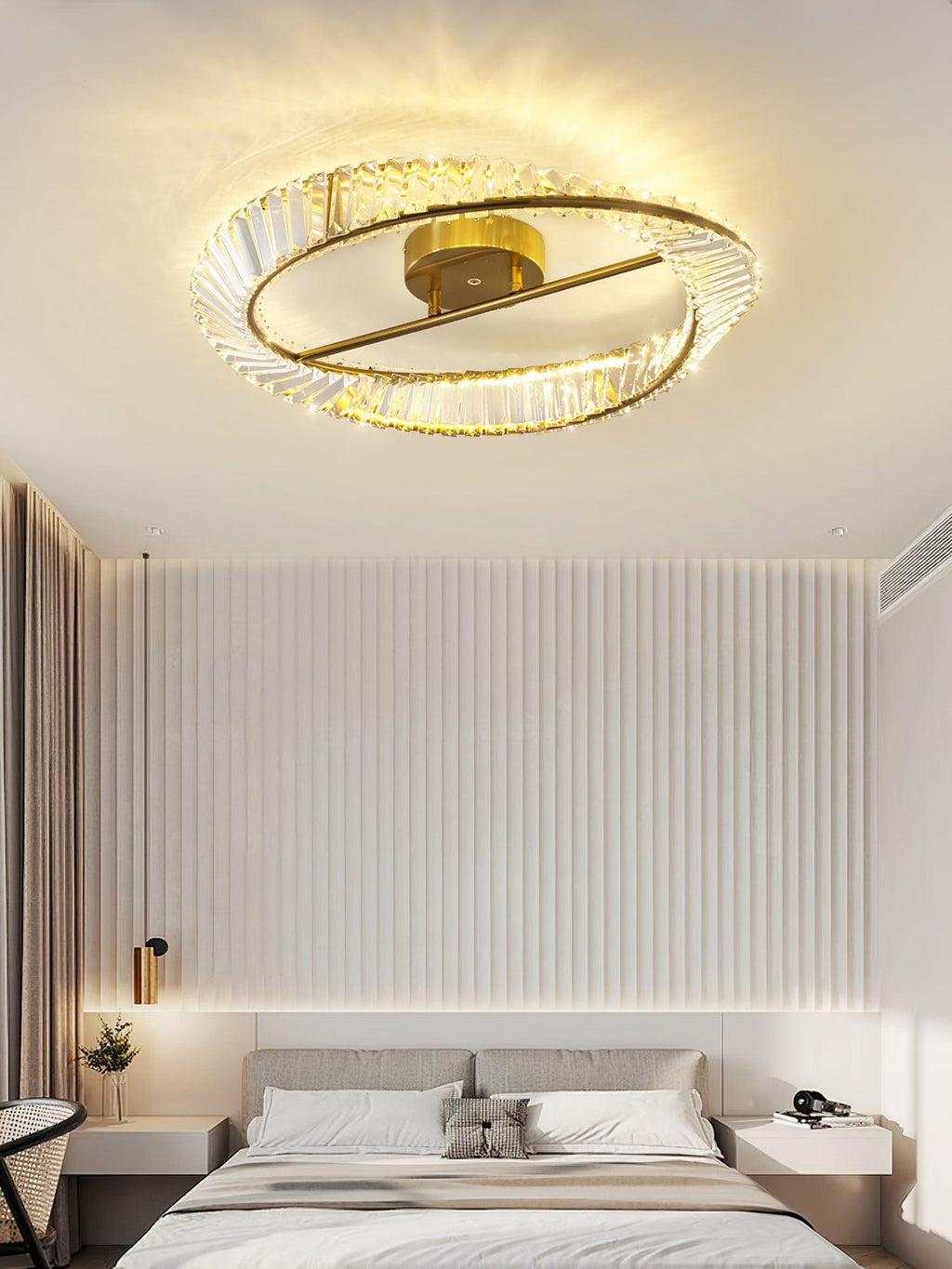 Everara Glass Ceiling Light-Moonnatur