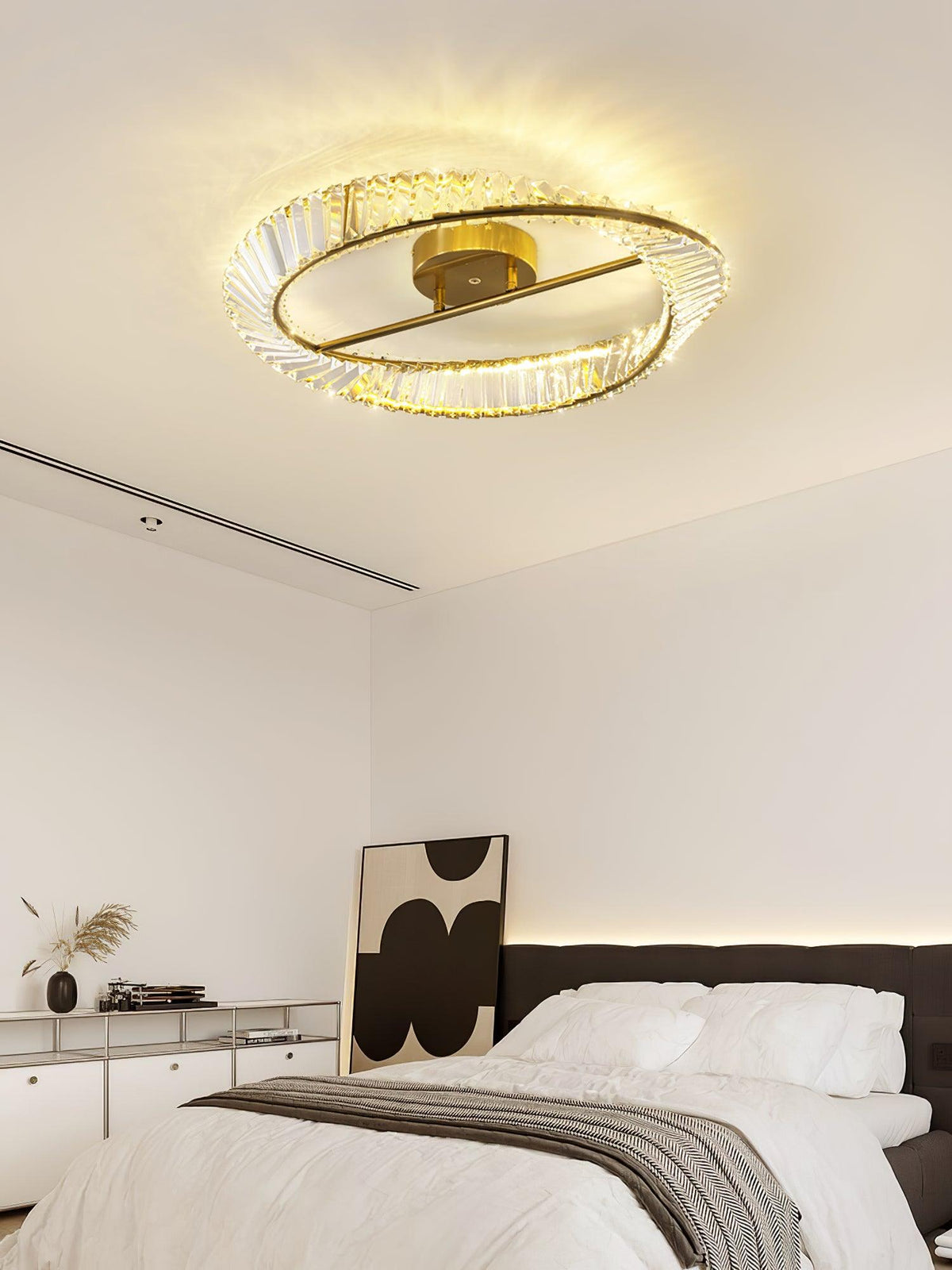 Everara Glass Ceiling Light-Moonnatur