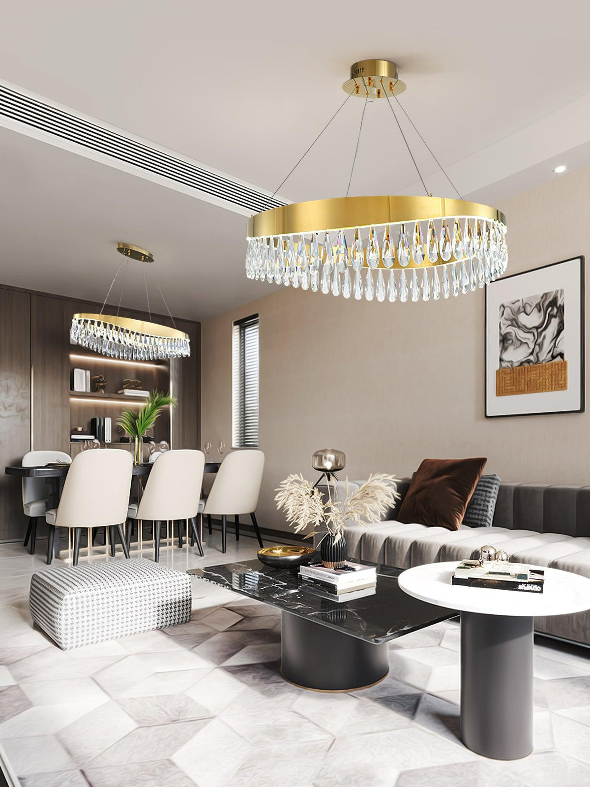 Seldenena Crystal Chandelier-Moonnatur