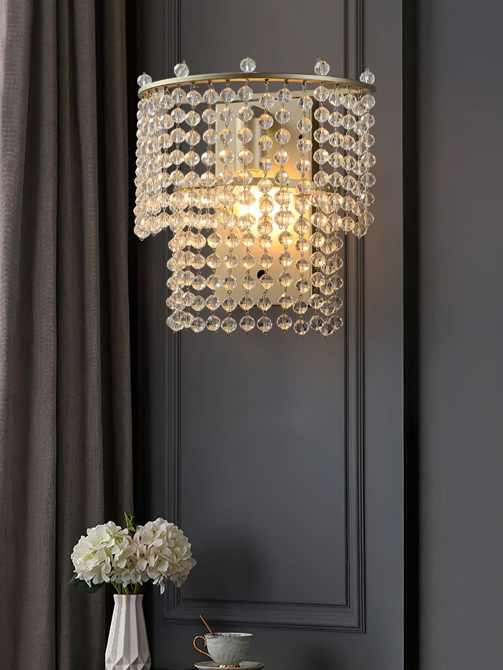 Cindellark Crystal Ceiling Light-Moonnatur
