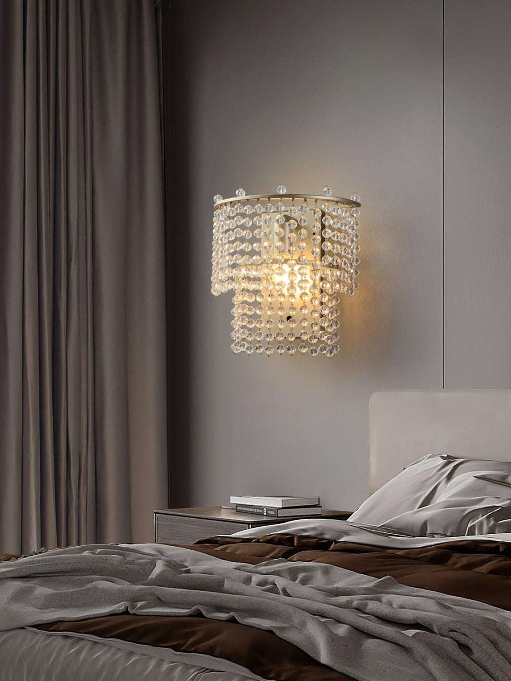 Cindellark Crystal Ceiling Light-Moonnatur