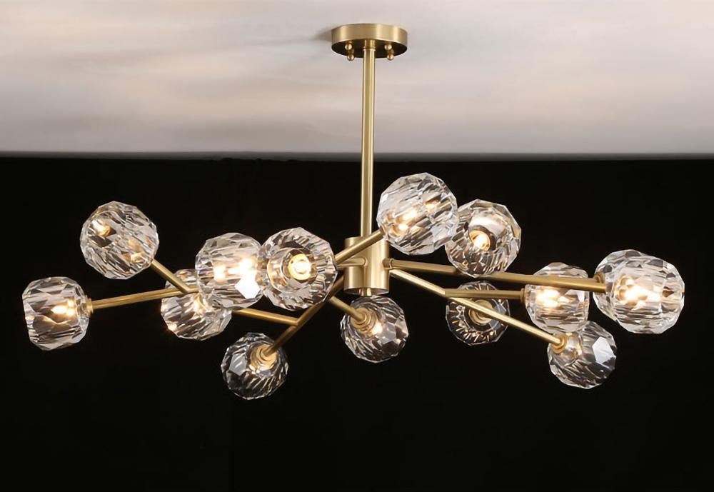 Hiorenna Crystal Chandelier-Moonnatur