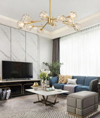 Hiorenna Crystal Chandelier-Moonnatur