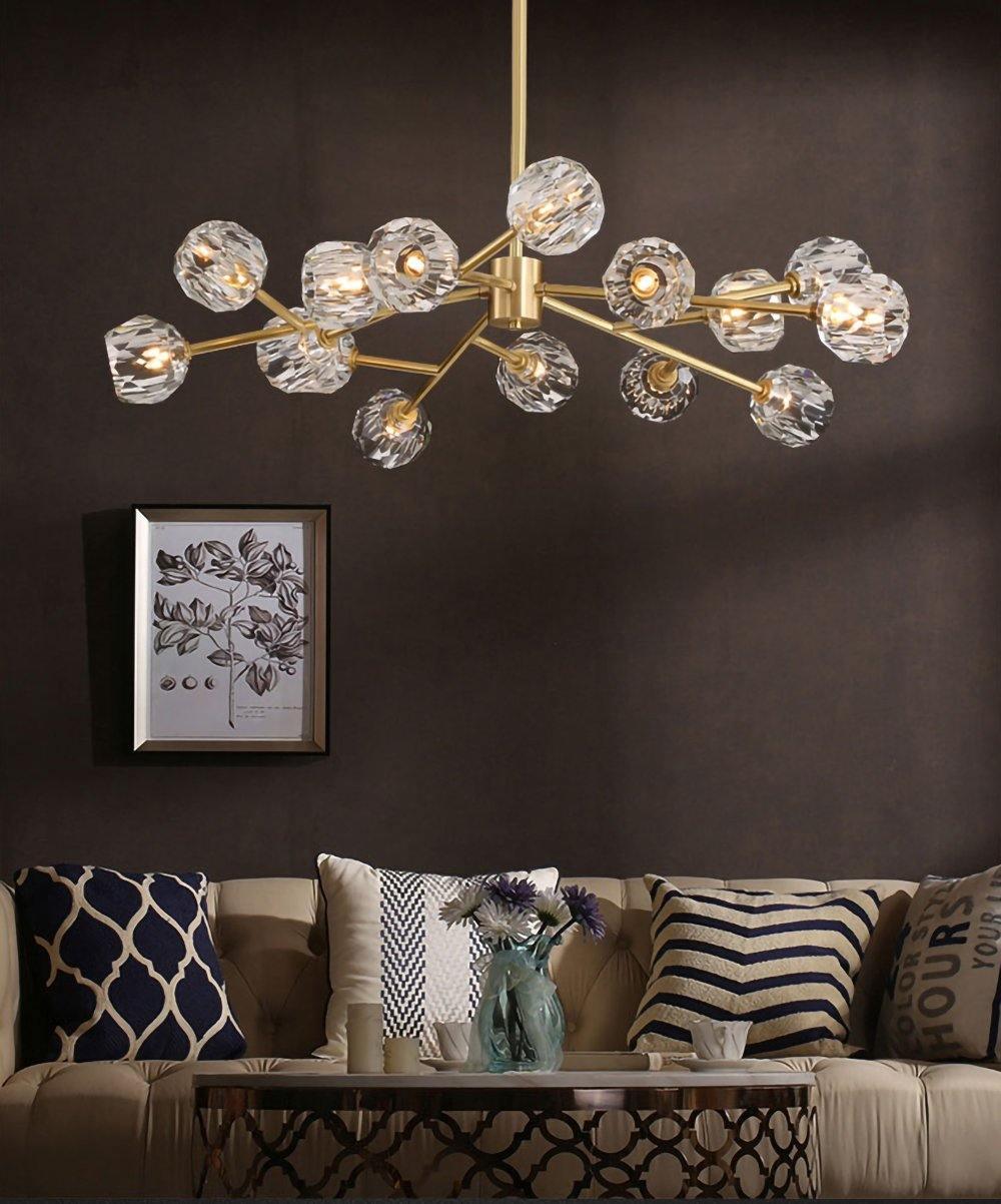 Hiorenna Crystal Chandelier-Moonnatur
