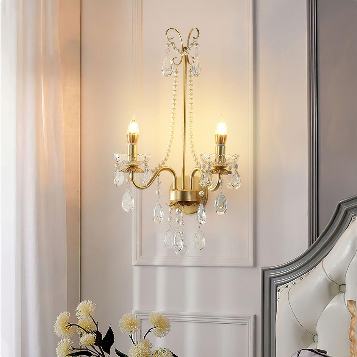 Celyniel Crystal Wall Light-Moonnatur