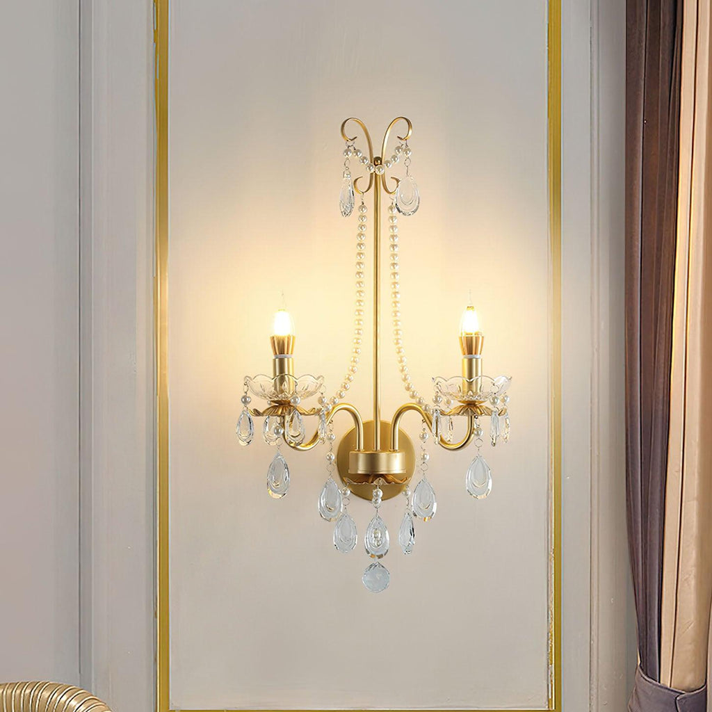Celyniel Crystal Wall Light-Moonnatur