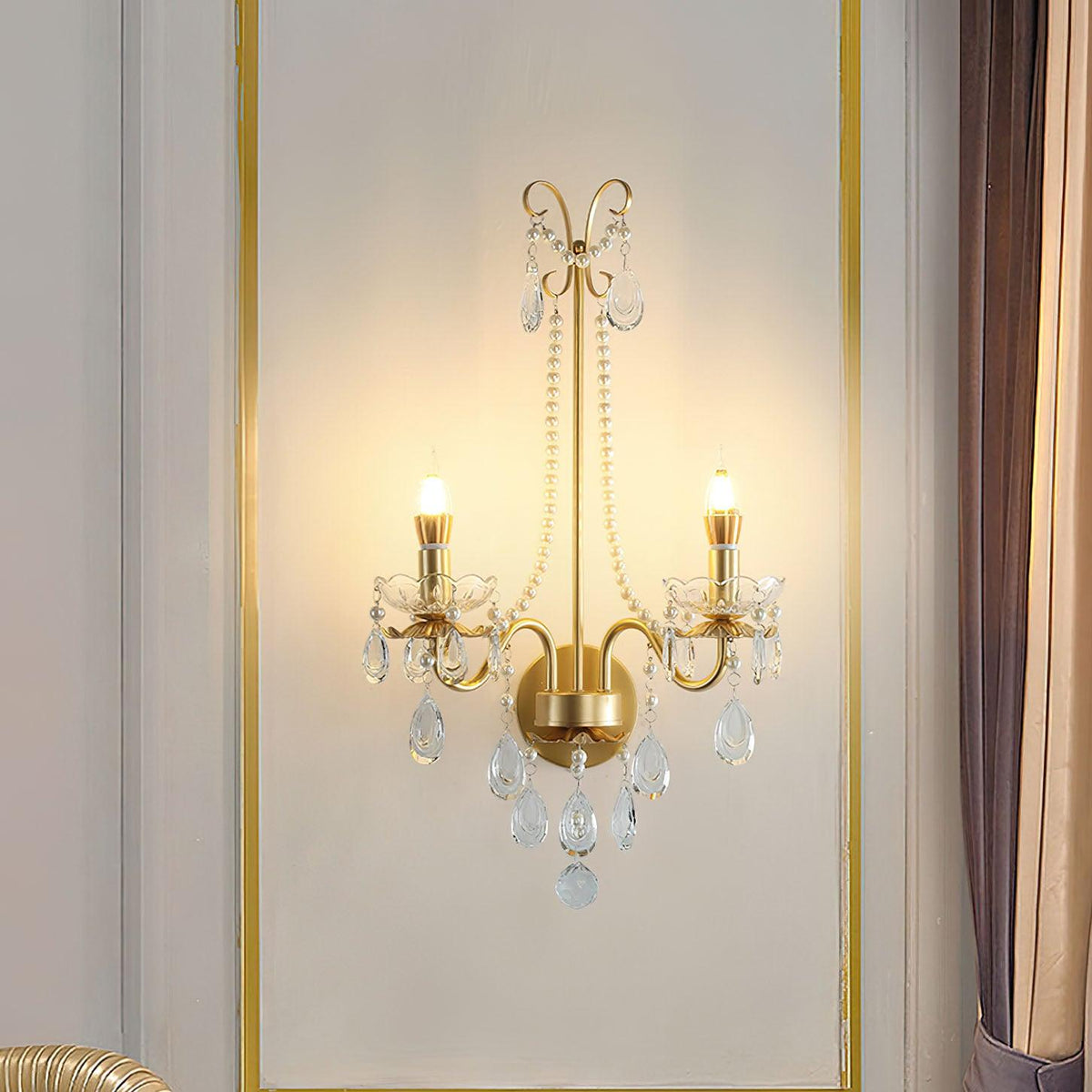 Celyniel Crystal Wall Light-Moonnatur