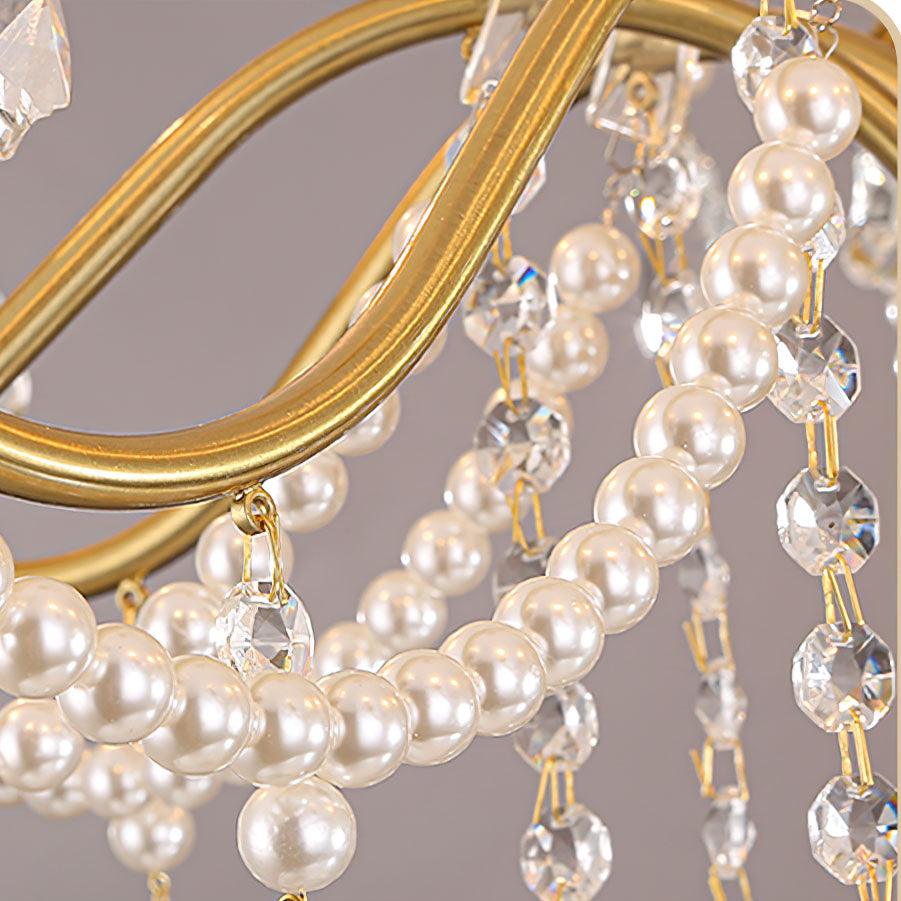 Rosara Brass Chandelier-Moonnatur