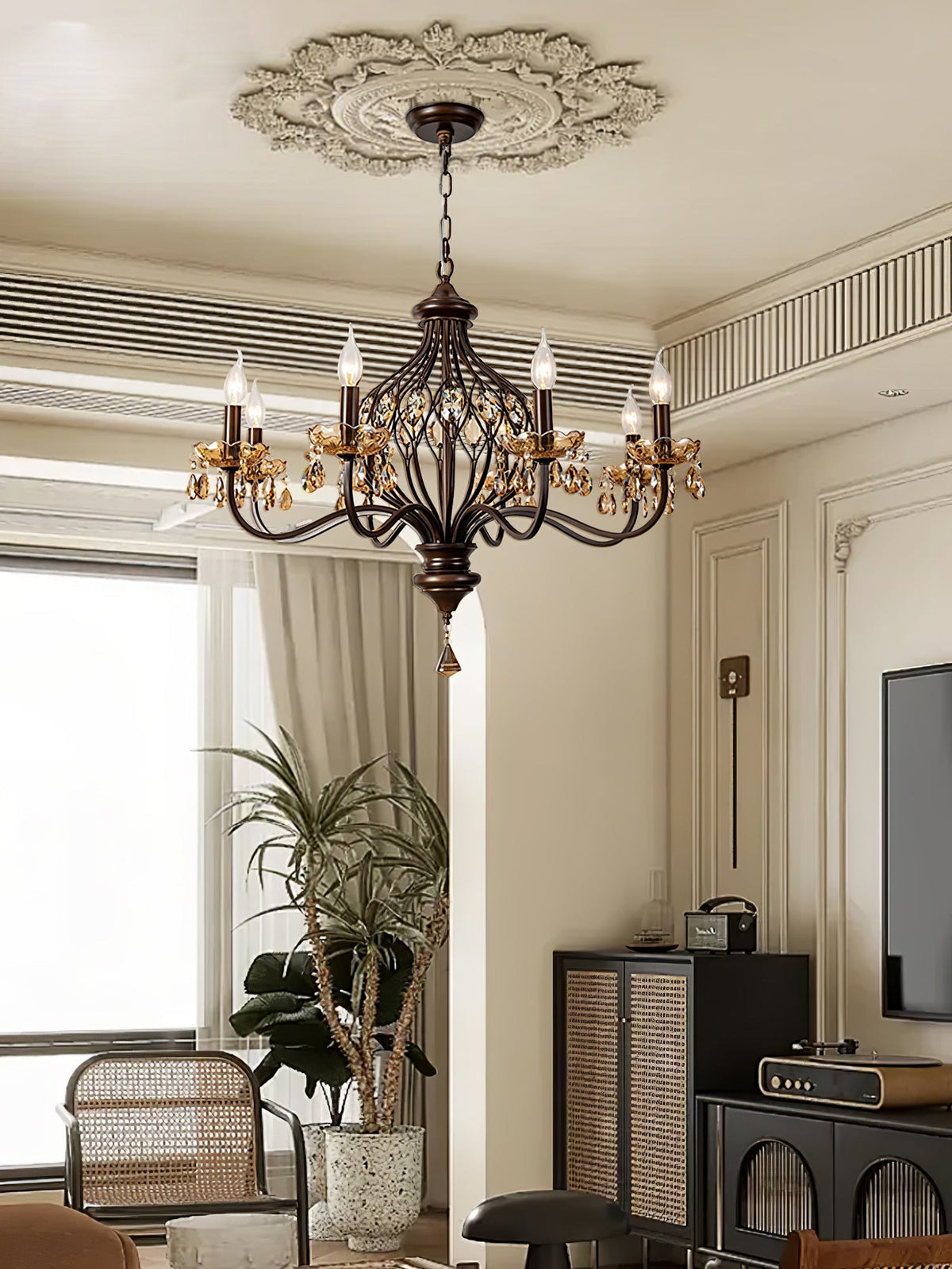 Laelwyn Crystal Chandelier-Moonnatur