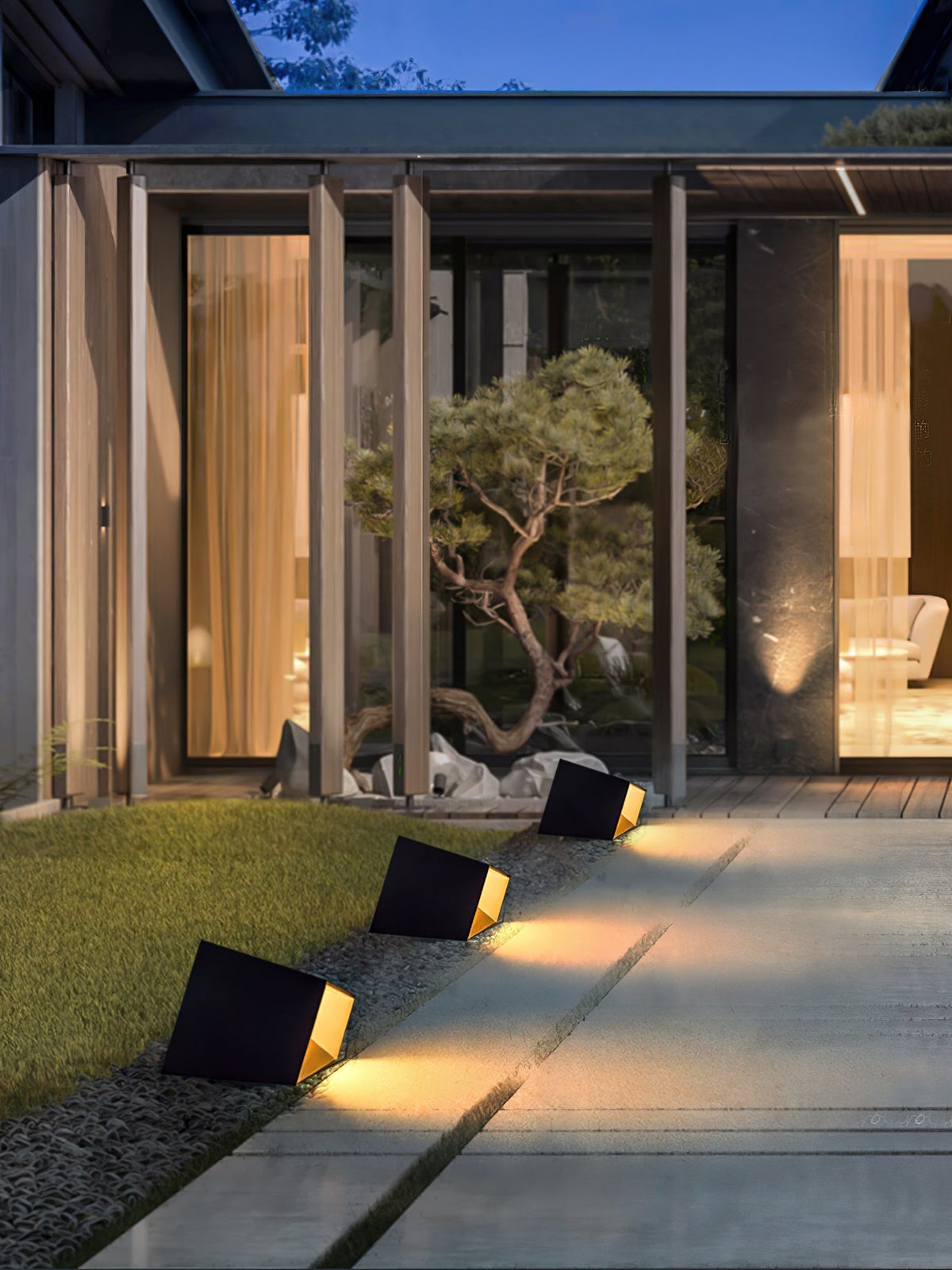 Pavora Steel Lamp-Moonnatur