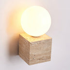 Jorrenheath Travertine Wall Light-Moonnatur
