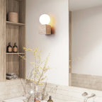 Jorrenheath Travertine Wall Light-Moonnatur