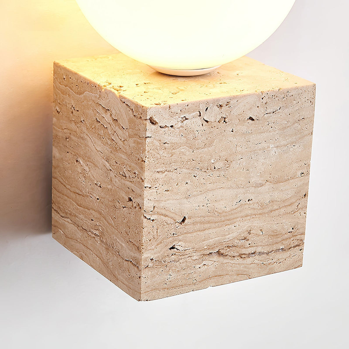 Jorrenheath Travertine Wall Light-Moonnatur