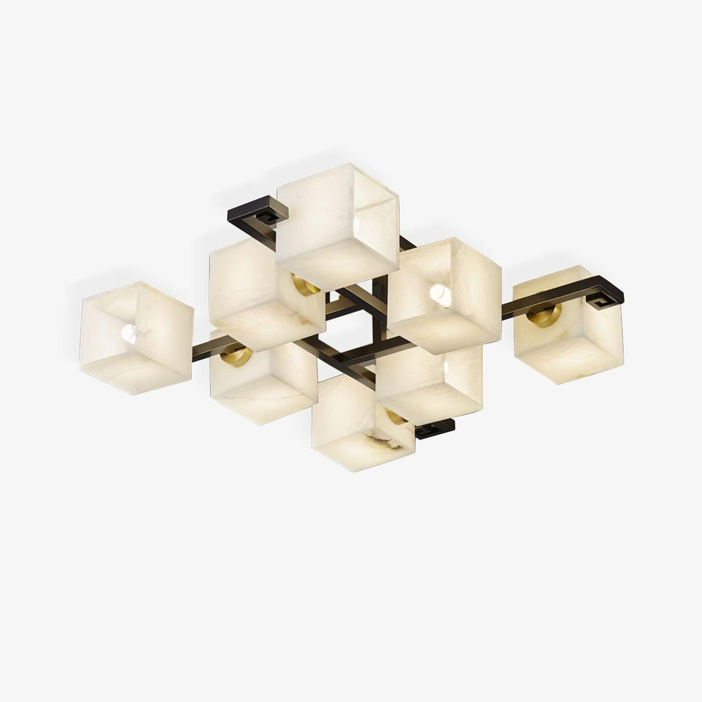 Finverenis Alabaster Ceiling Light-Moonnatur
