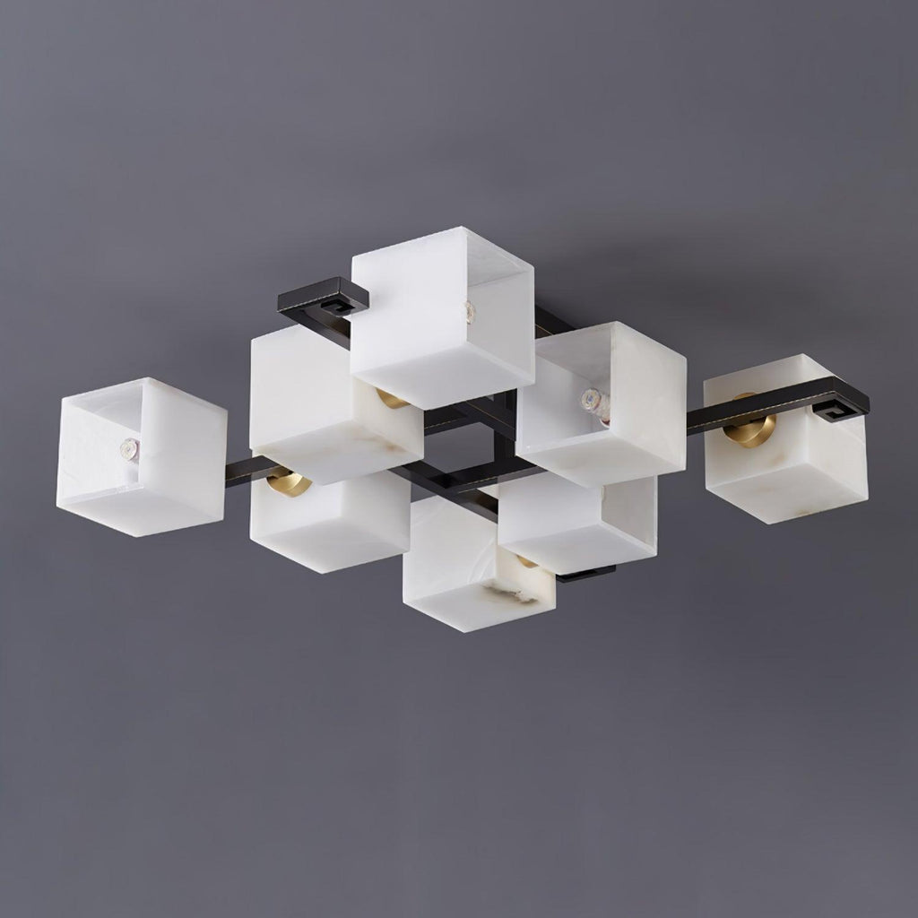 Finverenis Alabaster Ceiling Light-Moonnatur