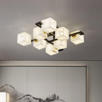 Finverenis Alabaster Ceiling Light-Moonnatur
