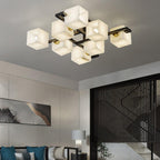 Finverenis Alabaster Ceiling Light-Moonnatur